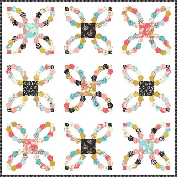Sue daley designs new beginnings quilt pattern riley blake designs
